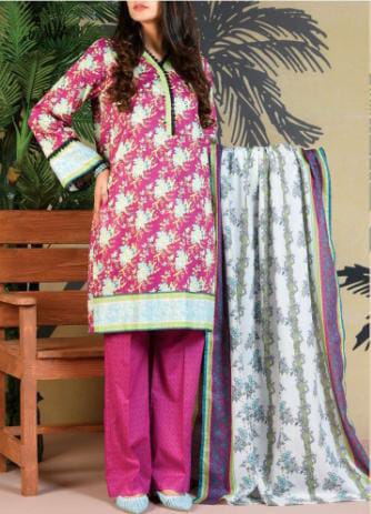 AsianTrends || Mahira original 3 piece women's lawn dress 2022